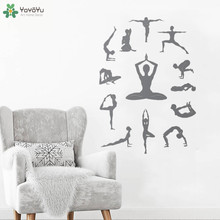 YOYOYU Wall Decal Livining Room Decoration Yoga Indian Vinyl Wall Stickers Hindu Meditation Gift Art Mural Home Decor Bohe CT719 2024 - buy cheap