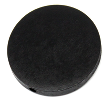 Doreen Box hot-  Wood Spacer Beads Round Black 30mm Dia,Hole:Approx 2.3mm,30PCs (B22884) 2024 - buy cheap