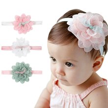 Newborn Infant Hair Accessories Lovely Girl Baby Lace Flower Hair Band Toddler Headband HOT cheaper 2024 - buy cheap