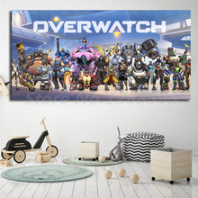 Helden The Characters Of Overwatchs Canvas Painting Print Living Room Home Decor Modern Wall Art Oil Painting Poster Artwork 2024 - buy cheap