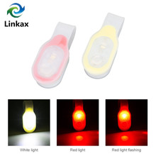 Mini Flexible Bendable Coat Collar Pocket Light Red Safety Light /White Work Light Hands Free Lamp With Replaceable 2xCR2032 2024 - buy cheap