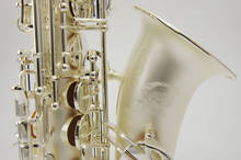 New 2019 Chinese Taiwan Cadeson OMA-RRS Alto Saxophone Matte Silvering E Flat Brass Alto Sax Instruments 2024 - buy cheap