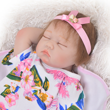 Bebe Doll Reborn 22inch 55cm soft silicone reborn baby girl toys dolls  real alive newborn dolls toys bebe gift rebon 2024 - buy cheap