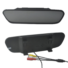 Monitor de espejo automático para coche, pantalla pequeña de vídeo digital HD LCD de 4,3 pulgadas para cámara de marcha atrás, cámara de respaldo de estacionamiento 2024 - compra barato