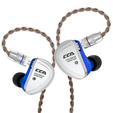 CCA C16 8BA Drive Units In Ear Earphone 8 Balanced Armature HIFI Monitoring Earphone Headset With Detachable Detach 2PIN Cable 2024 - buy cheap