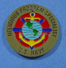 Religious Program Specialist US NAVY 25th Anniv COIN low price custom military coins 2024 - buy cheap