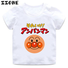 Boys and Girls Anpanman with Cartoon Print T shirt Kids Baikinman Funny Clothes Baby Summer Short Sleeve T-shirt,HKP5254 2024 - buy cheap