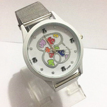 Zegarek Damski Nova Marca de Luxo Relógio de Forma Das Mulheres Relógios de Quartzo Vestido relógios de Pulso de Aço Inoxidável de Malha de Metal Reloj Mujer Hot 2024 - compre barato