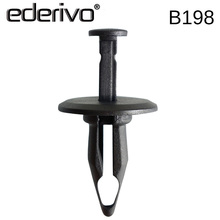 Ederivo 1PCS B198 6.5mm Hole Nylon Car Fastener Clips Car bumper fixing / fender fixing / fender lining fixing for universal Car 2024 - buy cheap