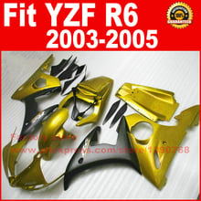 Conjunto de carenagem personalizado em abs, para yamaha 2003 2004 e 2005, yzf, r6, yzfr6, 03, 04, 05, cyan, preto, peças para carroceria 2024 - compre barato