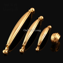 Stunning 2PCS European Gold Cabinet Door Handles Cupboard Wardrobe Drawer Dresser Kitchen Wine Cabinet Pulls Handles and Knobs 2024 - buy cheap