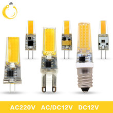 5pcs  Lampada LED Lamp G9 G4 E14 LED AC DC 12V 220V 6W 9W led Bombillas LED Bulb G4 COB Chip Replace Halogen Lamp For Chandelier 2024 - buy cheap