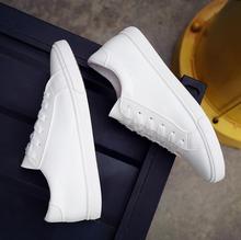 Dropshipping New Spring and Summer with White Shoes Women Flat Leather Canvas Shoes Female White Board Shoes Casual Shoes Female 2024 - buy cheap