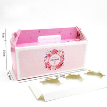 Caixa de cupcake com alça de janela, caixa de papel kraft de circo unicórnio para bolo, embalagens de festa, lembranças, caixas de bolo de casamento, 20 peças 2024 - compre barato