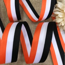 Nueva cinta de grogrén 10-30mm naranja blanco negro rayas DIY accesorios de ropa hechos a mano accesorios de costura cincha 2024 - compra barato