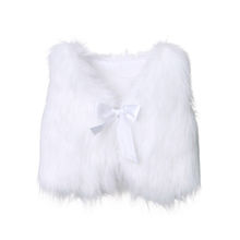 Emmaaby/модный жилет из искусственного меха для маленьких девочек; теплая куртка; зимняя верхняя одежда 2024 - купить недорого