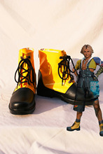 Custom made Tidus Shoes from Final Fantasy Cosplay 2024 - buy cheap