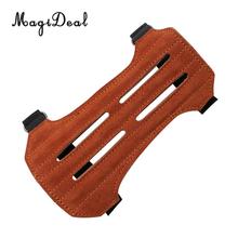 MagiDeal Outdoor Archery Bow Arm Guard Bracer Protector for Target Shooting Hunting accessory 2024 - buy cheap