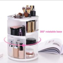 Durable 360-degree Rotating Makeup Organizer Box Brush Holder Cosmetic Storage Box Skin Care Storage Rack Jewelry Storage Box 2024 - buy cheap
