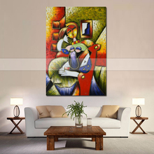 Best Hand painted oil painting on canvas Modern Picasso Canvas painting Sexy Women Wall art picture for Living room Home Decor 2024 - buy cheap