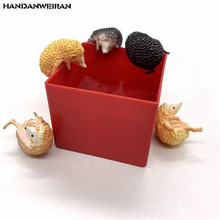 5PCS New Funny Animal Cup Rims Toy Hedgehog Styling Cups Teacup Small Pendant Toys For Kids Hot 3CM HANDANWEIRAN 2024 - buy cheap