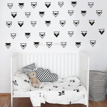 DIY Black Geometric Vinyl Wall Stickers For Kids Room Merry Christmas Wall Sticker Home Decor Bedroom Baby Wall Decals D991 2024 - buy cheap