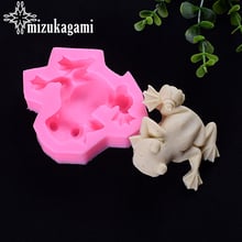 1pcs UV Resin Liquid Silicone Mold 3D Frog Animals Resin Mold Mold For DIY Baking Tool Making Jewelry Finding Accessories 2024 - buy cheap