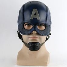 2016 Movie Superhero Captain Helmet America Helmets Mask Civil War Cosplay Steven Rogers Halloween Costume For Collection 2024 - buy cheap