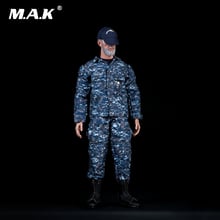 Uniforme de treinamento camuflado, uniforme de treino marinho do eua, conjunto de roupas com boné de beisebol e acessórios para figuras de ação de 12 polegadas, 1/6 ° 2024 - compre barato