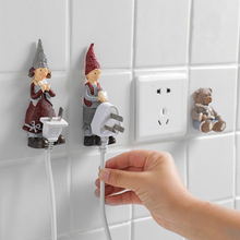 Cute Cartoon Resin Storage Hook Hot New Socket Power Cord Storage Hook 2024 - buy cheap