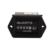 Wholesale Mechanical Hour Meter for Marine Boats Trucks Tractor Lawn Mower Hour Meter Gauge Timer Counter DC 12 - 40V 2024 - buy cheap