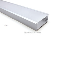 Perfil de aluminio para tiras led, juego de reborde lineal de 50X2M, extrusiones para techo falso, estilo T súper grande 2024 - compra barato