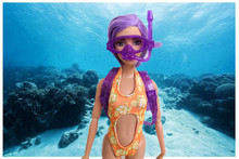 2016 New doll Play House Accessories Child' Best Gift 1 Set Purple Fashion Cool Summer Diving Suit Clothes For Barbie Doll 2024 - buy cheap