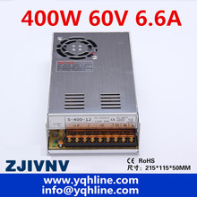 60V 6.6A 400W switching power supply input 110/220v output 60V DC adjustable cctv smps led power supply LED driver (S-400-60) 2024 - buy cheap