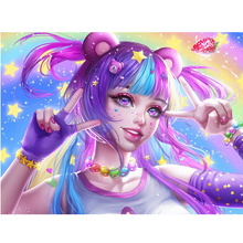 diy diamond embroidery japan anime girl,5d diamond painting full mosaic picture,rhinestones cross-stitch home decoration YG736 2024 - buy cheap