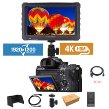 Lilliput a7s 4k monitor de 7 polegadas 1920x1200 hd ips tela 500cd/m2 campo câmera monitor 4k hdmi vídeo para nikon canon sony dslr 2024 - compre barato