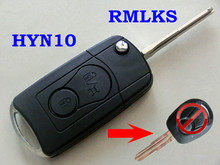RMLKS модифицированный чехол для ключей, подходит для SUV Kyron Ssangyong Actyon, 2 кнопки, раскладной чехол с дистанционным управлением 2024 - купить недорого