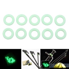 10Pcs/Pack Camping Nail Night Vision Luminous Ring Round Multi-functional Tents Accessories Green Color 2024 - buy cheap