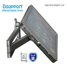 Tableta PC de aleación de aluminio, soporte de pantalla de diseño antirrobo montado en la pared con cerradura de seguridad para IPAD PRO de 12,9 pulgadas 2024 - compra barato