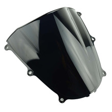 Protector de parabrisas de doble burbuja para motocicleta, accesorio de color negro ABS para Honda CBR600RR CBR 600 RR 2005-2006 F5 05 06 2024 - compra barato