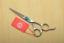 6.0 Inch 17.5cm Purple Dragon 440C Professional Human Hair Scissors Hairdressing Scissors Cutting Shears Thinning Scissors Z1016 2024 - buy cheap