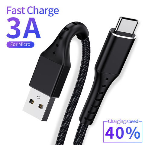ROCK USB Type C Cable for Samsung S9 S8 Fast Charge Type-C Mobile Phone Charging Wire USB C Cable for Xiaomi Mi9 Redmi Note 7 2022 - buy cheap