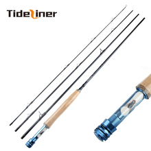 Tideliner Fly fishing rod 30T top quality 99% carbon fiber spinning rod 2.74 m 5# 4 sections fishing tackle KW guide rings 2024 - buy cheap