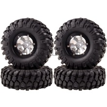 NEW ENRON 4P 1.9" Metal 5 Spoke Wheel Rims & 108MM Tyre Tires For RC 1/10 Rock Crawler 1:10  TRX4 Tamiya CC01 MST jimny D90 2024 - buy cheap