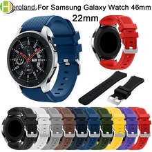 Ремешок для Samsung Galaxy watch 46 мм, сменный Браслет для Samsung Gear S3 Frontier Classic, 22 мм 2024 - купить недорого