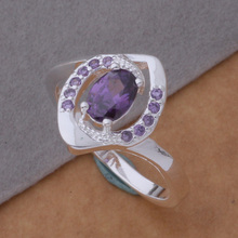Оптовая продажа, высококачественные посеребренные модные ювелирные кольца 2024 - купить недорого