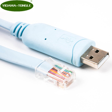PL2303-Adaptador USB rs232 a RJ45, convertidor de Cable de consola de módem para cable de enrutador de 6 pies, para Bluetooth y Huawei 2024 - compra barato