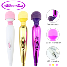 Man nuo Vibrator for Woman, Sex Products AV Vibrators, USB Rechargeable Sex Toys for Woman, Clit Stimulator Massager Magic Wand 2024 - buy cheap