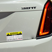 Aliauto-pegatina de reglas de advertencia de seguridad para coche, accesorios para Volkswagen, Polo, Golf, Chevrolet, Peugeot, Citroen, Smart, Toyota 2024 - compra barato
