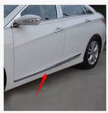 2010-2013 for Hyundai Sonata ABS Chrome body side moldings side door decoration  4PCS 2024 - buy cheap